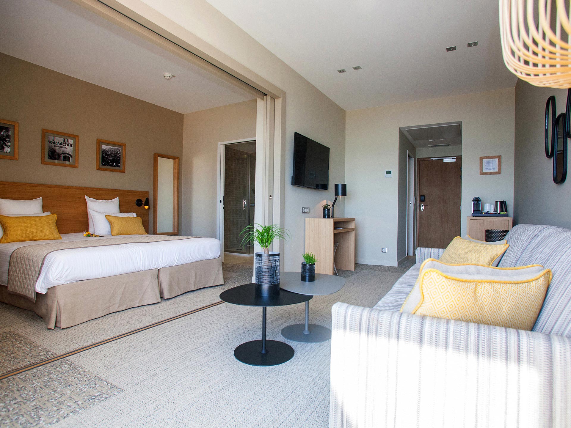 Vue d'ensemble de la chambre