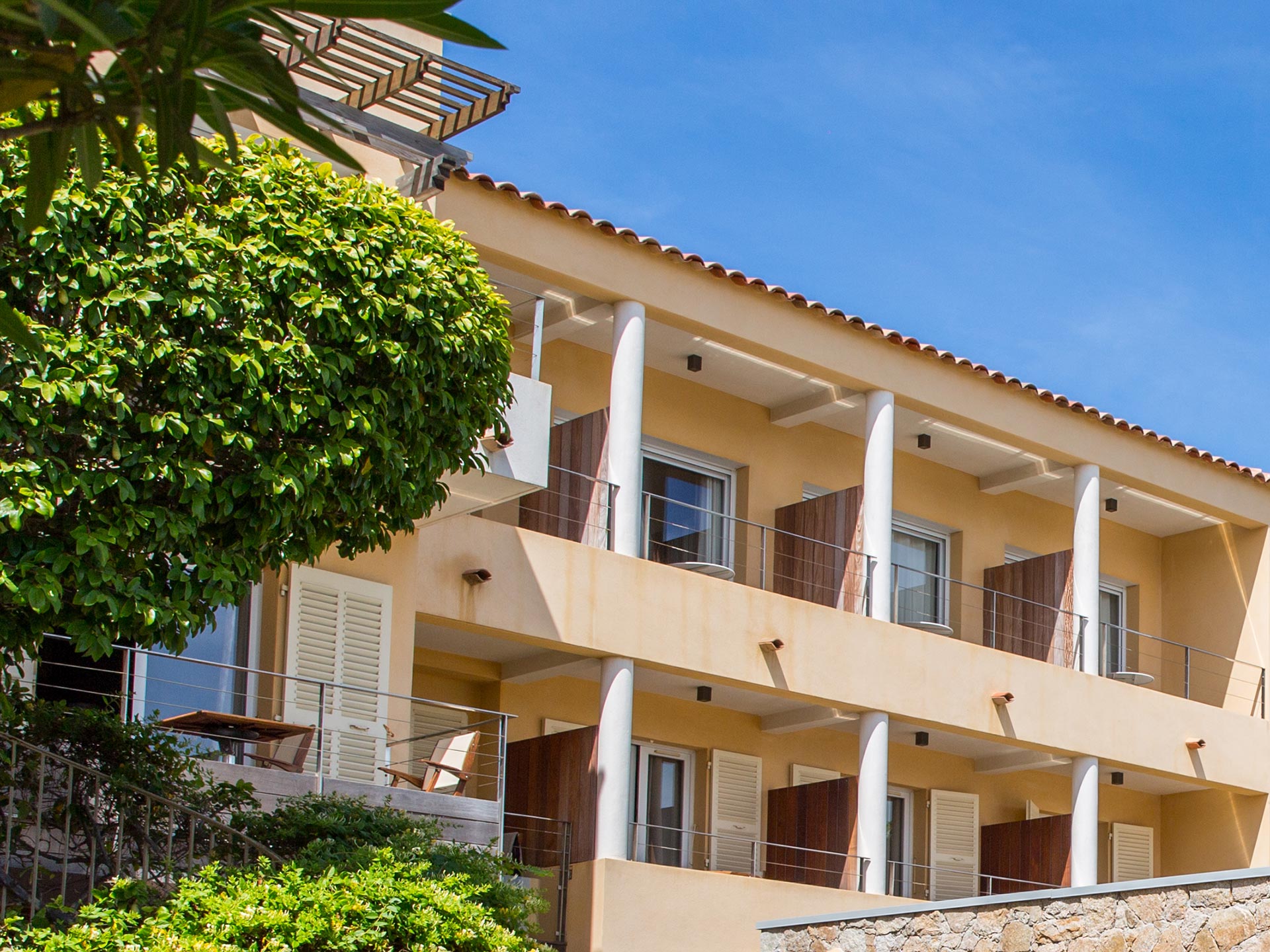 la terrasse vue sur mer